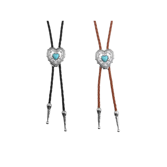 Engraved Western Bolo Tie