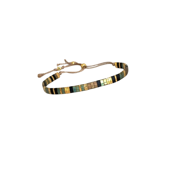 Tila beaded Bracelet - Adjustable Minimalist Bracelet