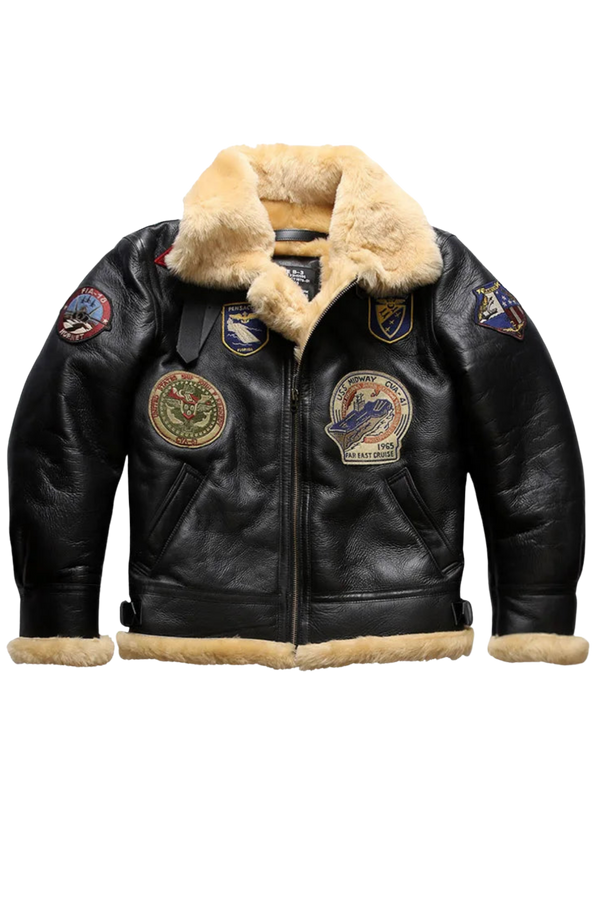 The "Sky-Commander" - B3 Authentic Shearling Bomber