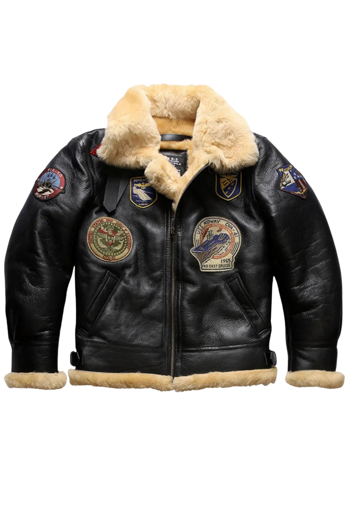 The "Sky-Commander" - B3 Authentic Shearling Bomber