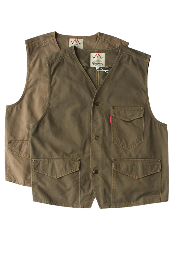 Vintage Washed Canvas Vest
