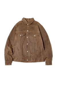 Retro Heavyweight Waxed Canvas "Gold Rush" Jacket