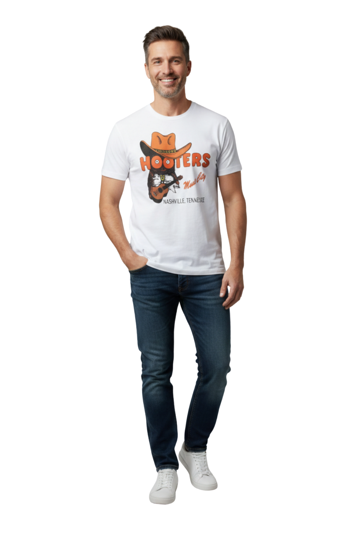 Vintage Owl Tennessee - White Men's T-Shirt