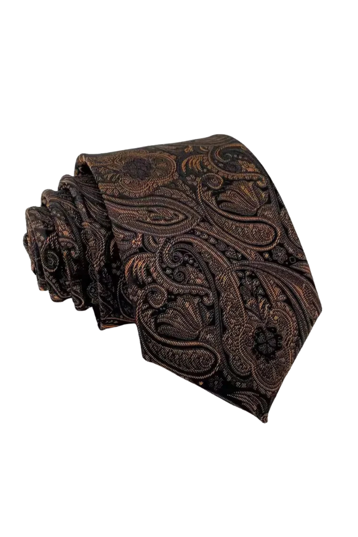 The 7cm Jacquard Woven Paisley Silk-Touch Tie